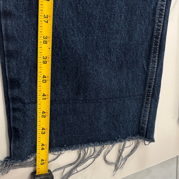 Zara Dark Blue Wide-Leg Pants - Picture 8 of 13